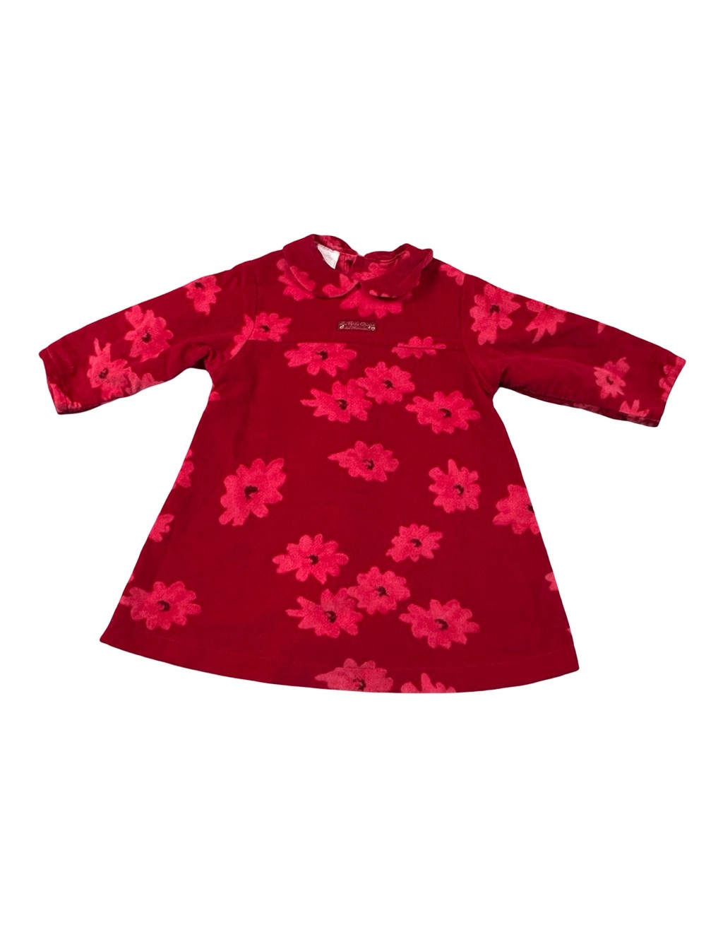 French Fairycore Cottagecore Coquette Floral Peter Pan Collar Dress